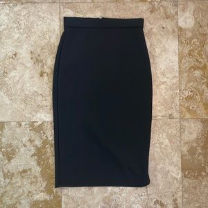 NWOT TOPSHOP Classic Black Pencil Skirt
